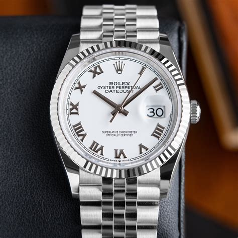 rolex datejust 36 white dial joma|brand new rolex datejust 36mm.